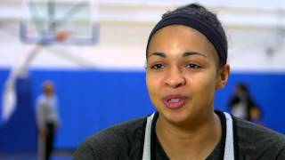 WNBA Rookie Diary Kiah Stokes [upl. by Nimoynib501]