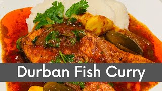 Durban Fish Curry  durbanfishcurry perimaskitchen [upl. by Arracot851]