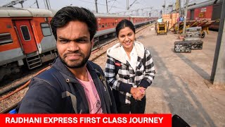 CHENNAI RAJDHANI EXPRESS FIRST CLASS AC FULL TRAIN JOURNEY [upl. by Detta395]