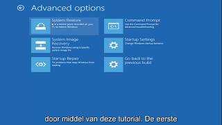 Windows 10  Opstartproblemen Oplossen Volledige Zelfstudie [upl. by Kayla]