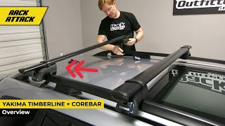 Yakima TimberLine  CoreBar Base Roof Rack Overview And Installation [upl. by Tiga647]