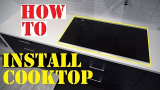 HOW TO INSTALL ELECTRIC AND INDUCTION COOKTOP [upl. by Diane]