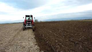 MF 1135 plowing [upl. by Ennej]