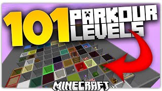 101 Minecraft Parkour Levels [upl. by Aphrodite]