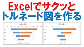 Excelでサクッとトルネード図を描く [upl. by Aziram]