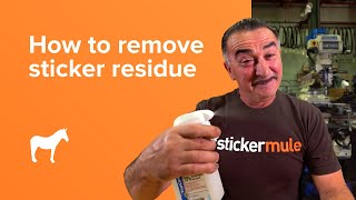 How to remove sticker residue [upl. by Mokas]