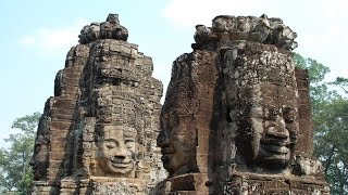 Hauntingly Beautiful Bayon Temple Angkor Thom With Historical Facts [upl. by Emmi]