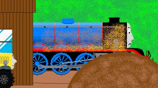 Thomas and Friends Animated Remakes Episode 51 Gordon Takes A Tumble [upl. by Aihsitan752]