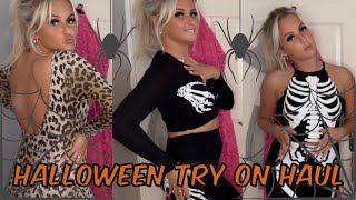 BOOHOO HALLOWEEN OUTFITS TRY ON HAUL 2021 [upl. by Sabir]