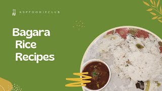 Bagara Rice Easy Lunch Recipes At Home By Kspfoodieclub [upl. by Buck]