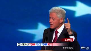 Bill Clinton DNC Speech COMPLETE Were In This Together vs Youre On Your Own [upl. by Fianna]