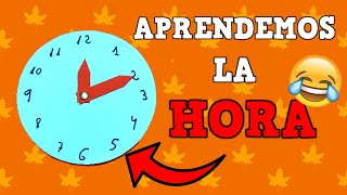 COMO HACER UN RELOJ DE CARTON PARA APRENDER LA HORACARDBOARD CLOCK TO LEARN THE TIME [upl. by Ennoitna312]