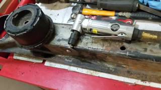 1966 CorvetteRear crossmember bushing removal [upl. by Maddi]