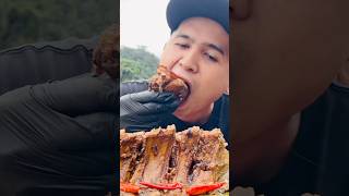 Pork Ribs Mukbang [upl. by Anattar]