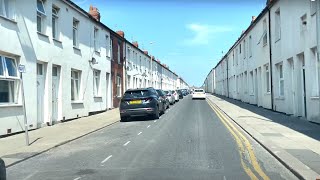 Blackpool Central Back Streets Driving Tour [upl. by Sansen]