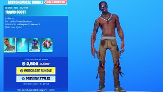 NEW TRAVIS SCOTT BUNDLE Item Shop Fortnite Battle Royale [upl. by Abra]