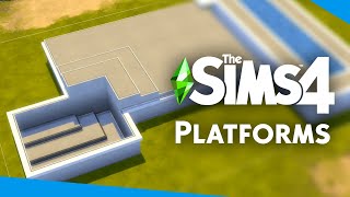 The Sims 4 PLATFORMS 101 New Build Mode Feature [upl. by Bartram745]