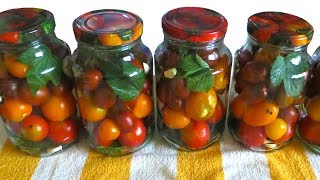 Маринованные Помидоры на зиму РЕЦЕПТ НА ЛЮБОЙ РАЗМЕР БАНКИ 🍅 Маринад сладкий помидоры вкуснейшие [upl. by Miculek]