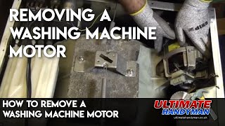 How to remove a Washing machine motor  washing machine repair [upl. by Dunston]