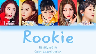 Red Velvet  Rookie HANROMENG Color Coded Lyrics [upl. by Aym591]