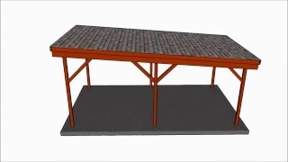 How to make a carport [upl. by Llirpa]