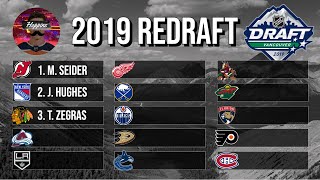 Redrafting the 2019 NHL Draft [upl. by Enyaj]