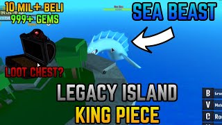 HOW TO FIND LEGACY ISLAND IN KING PIECE  KING LEGACY [upl. by Ayamat653]