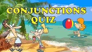 CONJUNCTIONS  Conjunctions Quiz [upl. by Ellocin280]