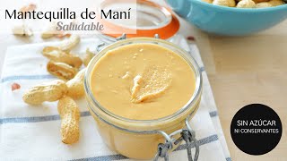 Mantequilla de Maní Casera y Saludable en 10 min [upl. by Kcirdorb]