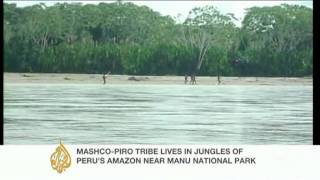 Pictures released of uncontacted Peru tribe [upl. by Schober933]