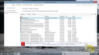 Windows 10 How to work with programs and features [upl. by Aihsei999]