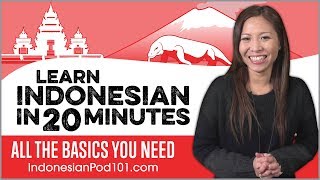 Learn Indonesian in 20 Minutes  ALL the Basics You Need [upl. by Beker]