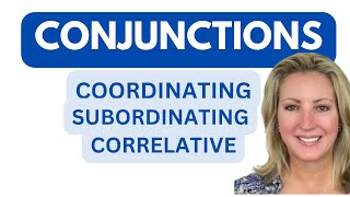 What is a Conjunction 3 Types of Conjunctions  Coordinate  Subordinate  Correlative free PDF [upl. by Bresee307]