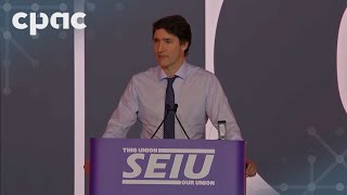 PM Trudeau speaks at international union convention in Philadelphia – May 21 2024 [upl. by Neellok]