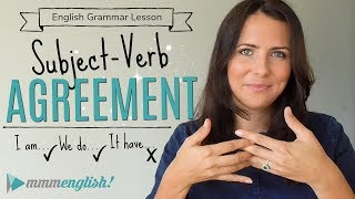 Subject Verb Agreement  English Lesson  Common Grammar Mistakes [upl. by Ainnet]