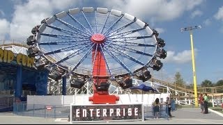 Enterprise Thrill Ride at Fun Spot America Orlando POV [upl. by Rumilly385]