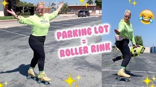 Learn How to Roller Skate Outside [upl. by Dorrehs]