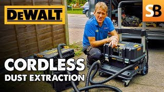 Cordless Dust Extraction with DeWalt DCV586M [upl. by Allehs]