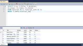 SQL Tutorial  29 SQL JOINS [upl. by Gathard567]