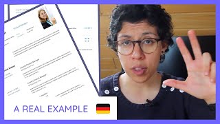 Germany CV FORMAT 🤓 a GUIDE for EXPATS [upl. by Noraed865]