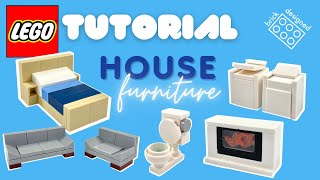 7 Quick LEGO Furniture Builds For Any LEGO House [upl. by Otsirc699]