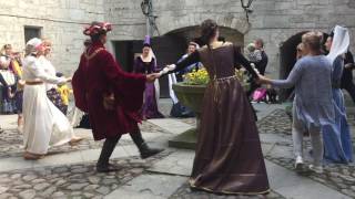 Medieval dance teaching [upl. by Legra324]