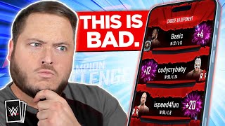 This is REALLY Disappointing WWE SuperCard Needs to Do Better [upl. by Laurella]