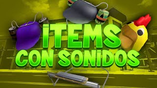 ITEMS CON SONIDOS EN BROOKHAVEN Roblox [upl. by Hale698]