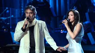 Andrea Bocelli and Katharine Mcphee  The prayer Live 2008 HD [upl. by Ardnasal525]