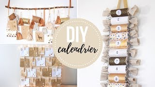 3 DIY  Calendriers de lavent [upl. by Ynalem]