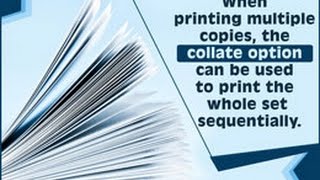 Meaning of Collate in Terms of Printing [upl. by Isbel]