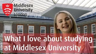 What I Love About Studying  Middlesex University [upl. by Yanel]