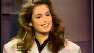 CINDY CRAWFORD  23  INTERVIEW  1989 [upl. by Uund800]