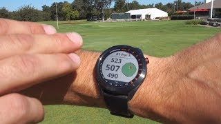 Garmin Approach S40 GPS Golf Watch In Action [upl. by Flowers219]